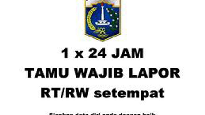 Aturan Tamu 1x24 Jam Wajib Lapor RT Tidak Bisa Dianggap Remeh, Ini