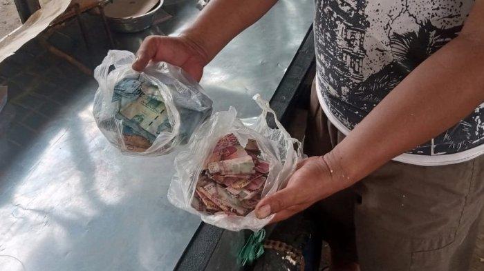 video media sosial tentang uang rupiah rusak di Bekasi