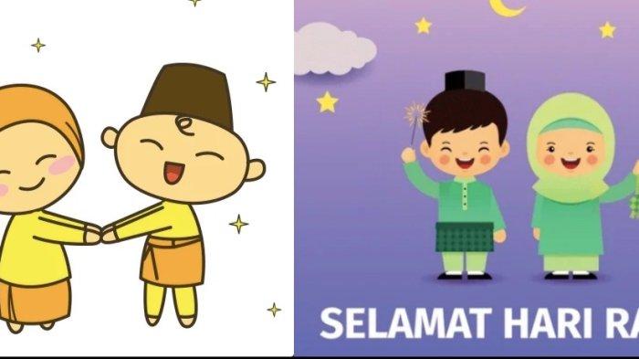 UCAPAN LEBARAN - Kumpulan ucapan Hari Raya Idul Fitri 2025 dengan gambar bergerak