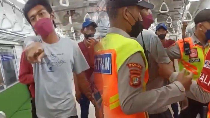 Video Viral Cekcok Antara Penumpang Dan Petugas Di Krl
