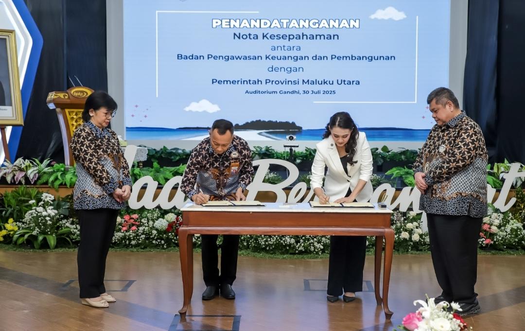 Tingkatkan Tata Kelola Keuangan, Pemprov Malut Teken MoU dengan BPKP RI