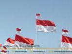 HUT ke-80 RI, Mulai 1 Agustus Wajib Pasang Bendera Merah Putih, Ini Standar Ukurannya