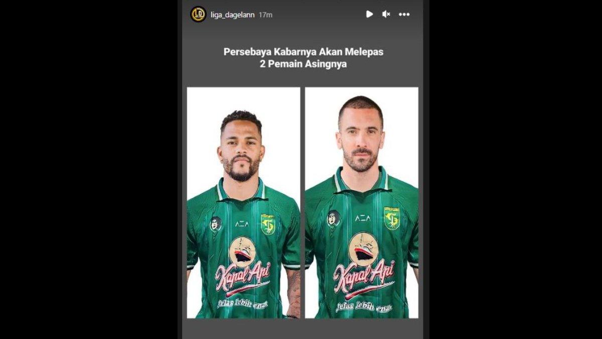 Rumor dilepasnya Paulo Victor dan Dusan Stevanovic oleh Persebaya Surabaya jelang putaran kedua Liga 1 2023, Senin 2 Oktober 2023.