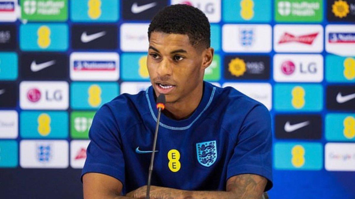 Pemain Timnas Inggris, Marcus Rashford mengomentari soal performa Inggris dalam Piala Dunia 2022 Qatar.