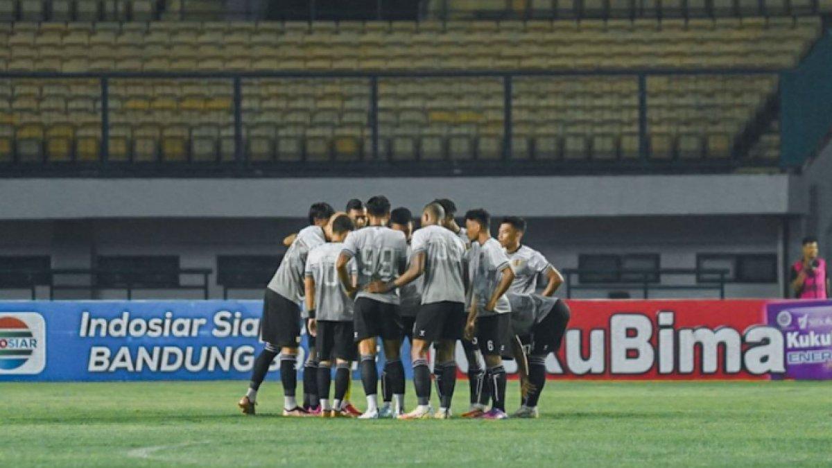 Laga uji coba Dewa United Vs Persib Bandung, Kamis (15/6/2023).