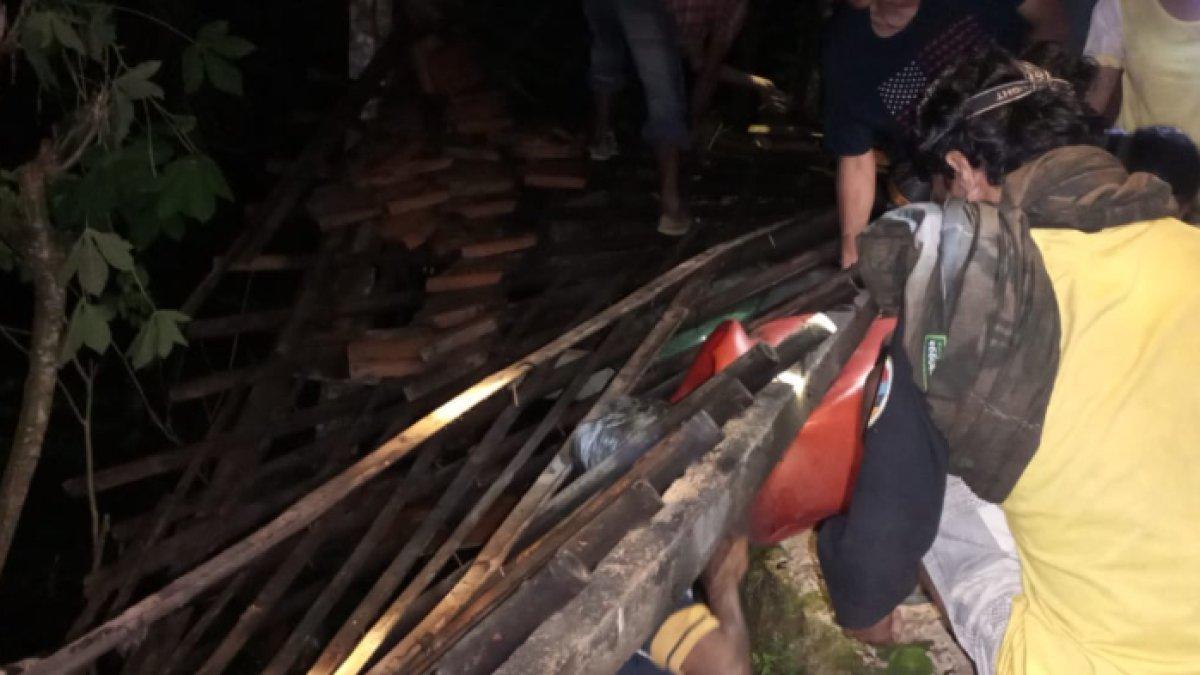 Rumah rusak di Kebumen yang terdampak gempa bumi pada Jumat 30 Juni 2023 yang berpusat di Bantul, DIY.