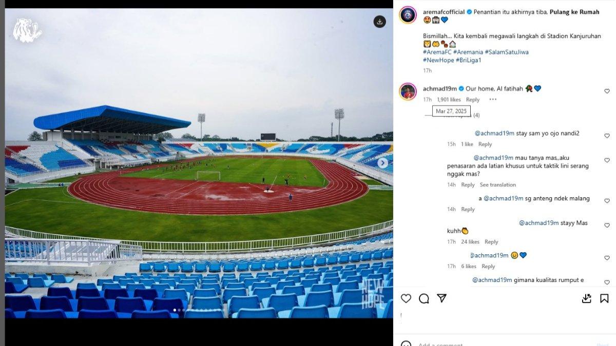 AREMA FC - Achmad Maulana diminta stay di Arema FC oleh Aremania.