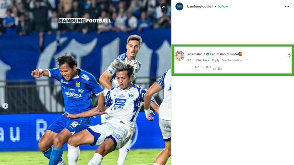 BURSA TRANSFER PERSIB BANDUNG - Adam Alis beri kode terkait isu Persib Bandung gaet Alfeandra Dewangga.
