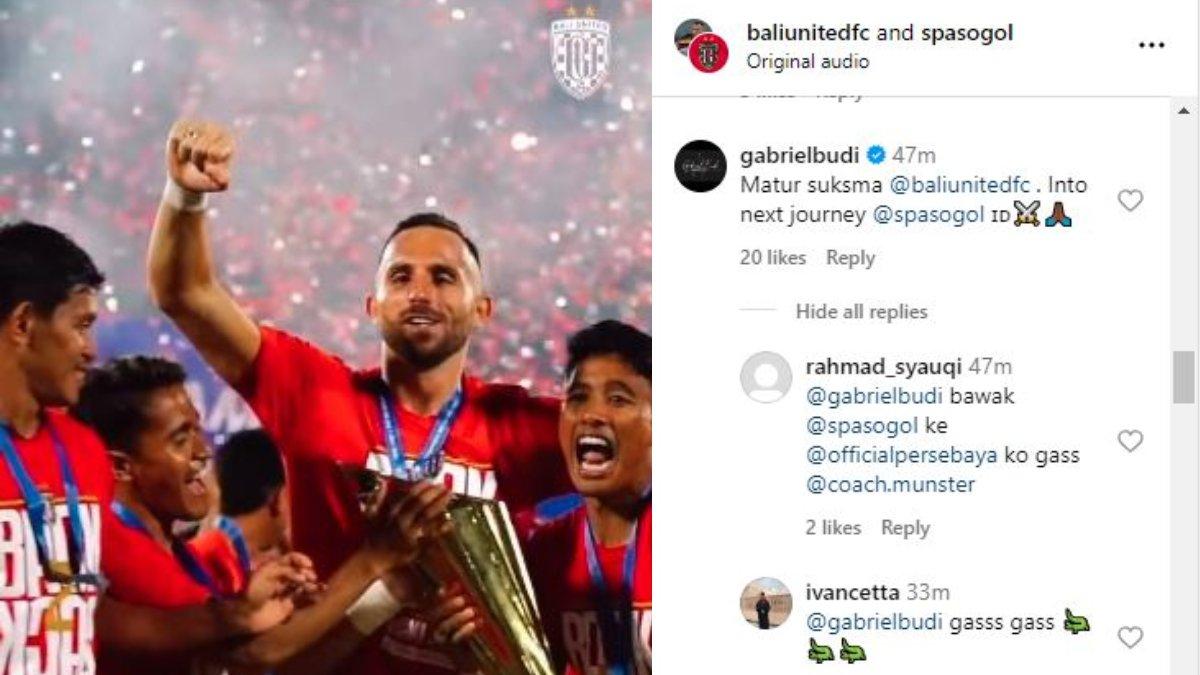 Momen perpisahan Ilija Spasojevic dengan Bali United justru mendapat sorotan dari para Bonek seiring munculnya agen langganan Persebaya Surabaya yang menyebut kliennya tersebut siap melanjutkan perjalanan setelah hengkang dari Serdadu Tridatu, Jumat 12 Juli 2024.