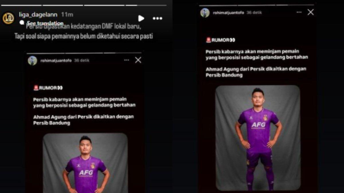 Sosok gelandang dari Persik Kediri, yakni Ahmad Agung dikabarkan masuk radar Persib Bandung untuk putaran kedua Liga 1 2024, Selasa (14/1).