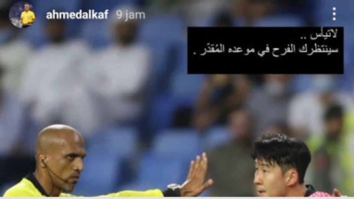 Postingan InstaStory Ahmed Al Kaf seusai disorot tajam karena kontroversinya di laga Timnas Indonesia kontra Bahrain.
