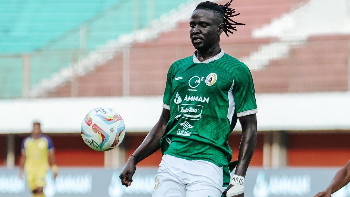 Sosok striker PSS Sleman asal Sudan Selatan, Ajak Riak.