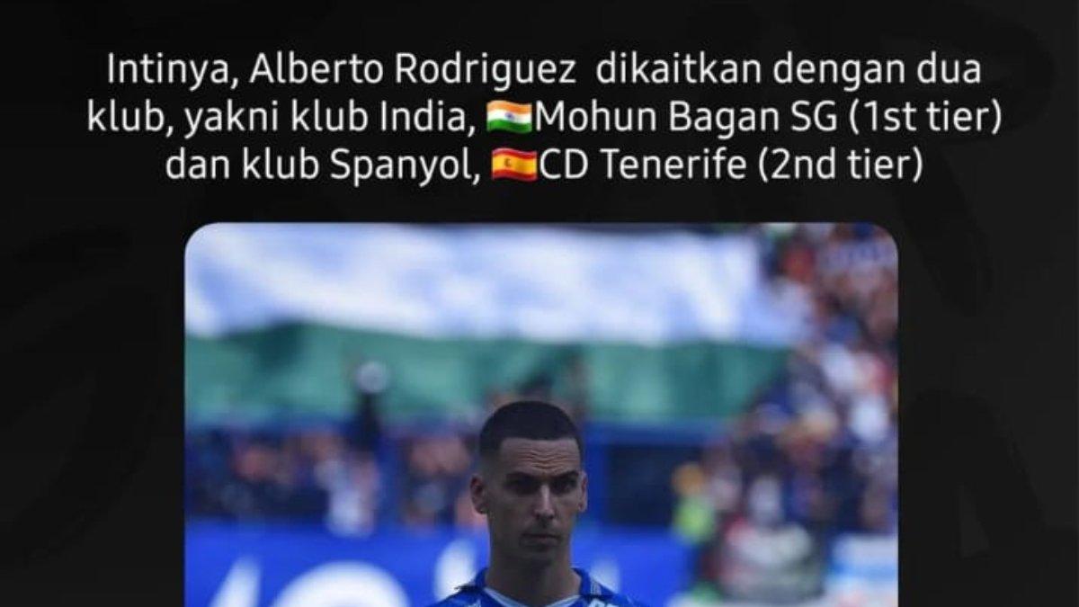 Bek Persib Bandung asal Spanyol, yakni Alberto Rodriguez kini tengah dirumorkan bakal hengkang dari Liga 1 2024. Dua klub lintas negara, yakni Mohun Bagan (India) dan CD Tenerife (Spanyol) dikabarkan tengah menaruh minat kepada Alberto Rodriguez yang membawa Persib Bandung jadi juara di musim lalu.