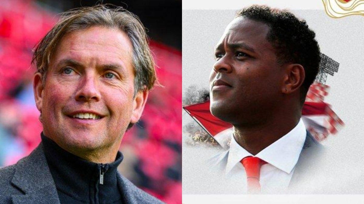 Alex Pastoor (kiri) dan Patrick Kluivert (kanan)