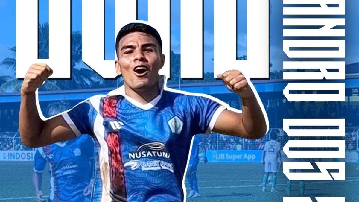 Potret bomber asing PSBS Biak asal Brasil, Alexsandro Ferreira.