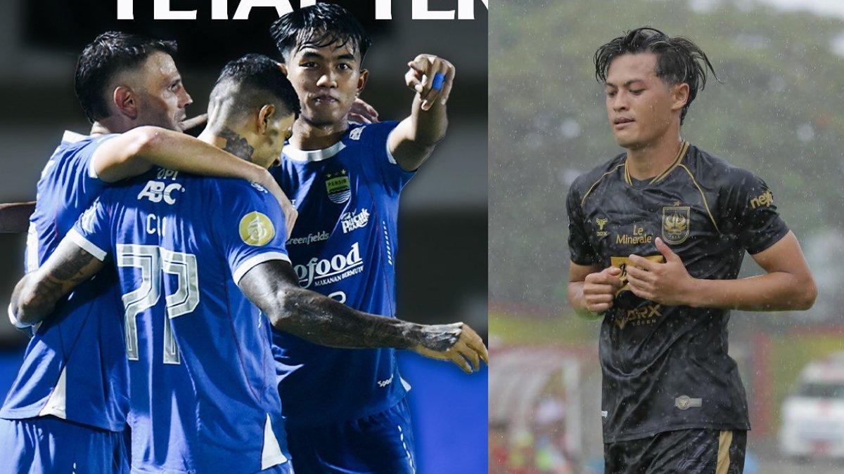 BURSA TRANSFER PERSIB BANDUNG - Para pemain Persib Bandung di Liga 1 2024/2025 (kiri) dan bek PSIS Semarang, Alfeandra Dewangga (kanan). Alfeandra Dewangga santer merapat ke Persib Bandung.
