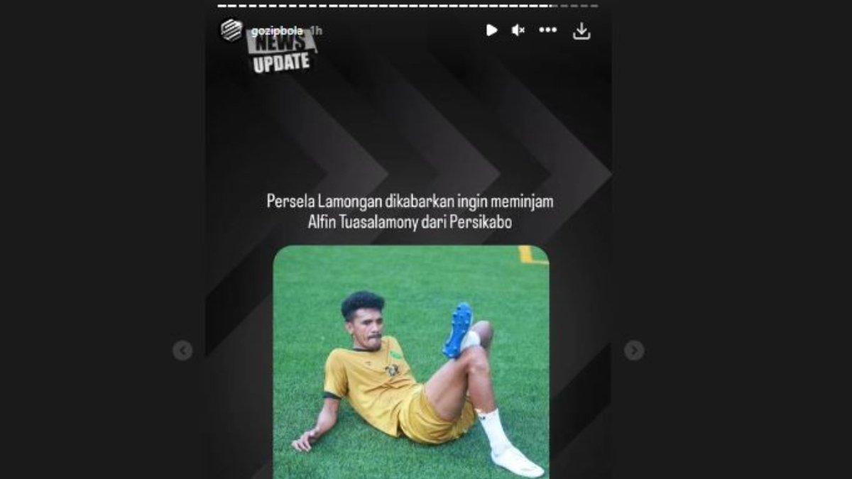 Alfin Tuasalamony masuk ke dalam lis belanja Persela Lamongan.