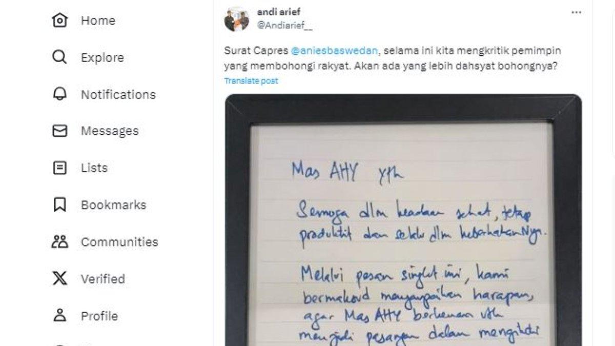 Andi Arief Sindir Anies Baswedan 22