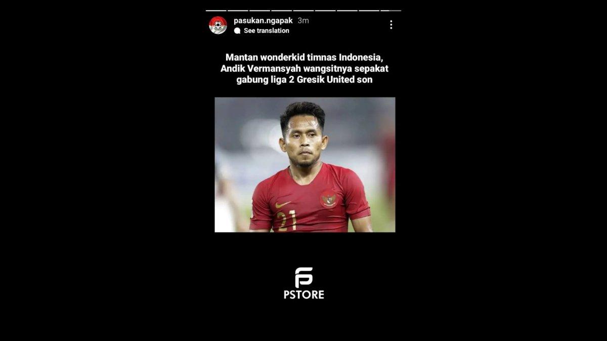 Rumor merapatnya Andik Vermansyah ke Gresik United ketimbang Persela Lamongan yang santer dikaitkan dengan eks Persebaya Surabaya tersebut.