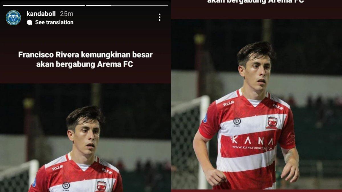 Rumor diliriknya kreator serangan Madura United asal Meksiko, yakni Francisco Rivera oleh Arema FC jelang bursa transfer musim 2024/2025, Selasa, 7 Mei 2024.