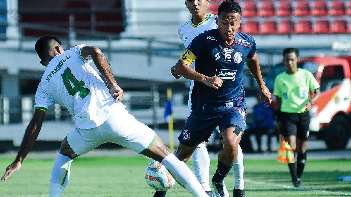 Cuplikan pertandingan Arema FC melawan Persikabo 1973 di pekan ke-10 Liga 1 2023.
