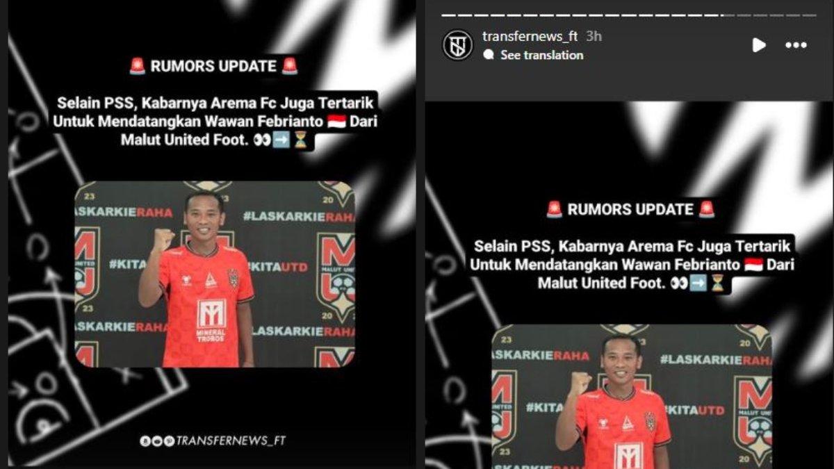 Rumor diminatinya sosok Wawan Febrianto oleh Arema FC dan PSS Sleman jelang bursa transfer musim 2024/2025 mendatang.
