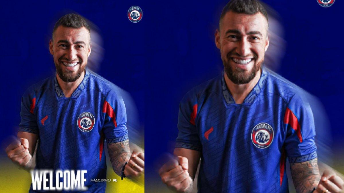 Arema FC resmi mengumumkan Paulinho Moccelin sebagai rekrutan asing baru, Kamis (26/6/2025).