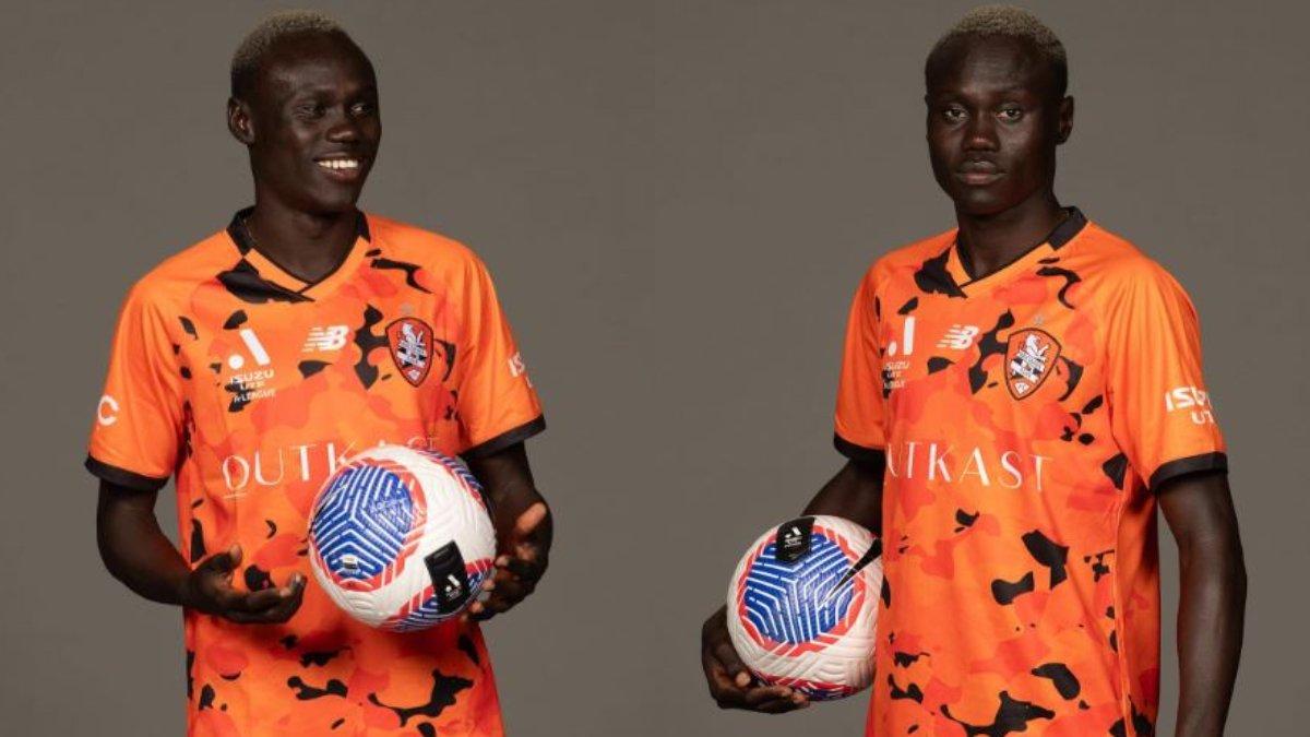 Potret mantan pemain Brisbane Roar yang berhasil digaet persita Tangerang, Ayom Majok.