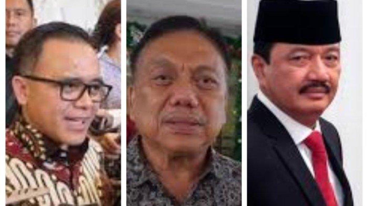 Azwar Anas, Olly Dondokambey, dan Budi Gunawan.