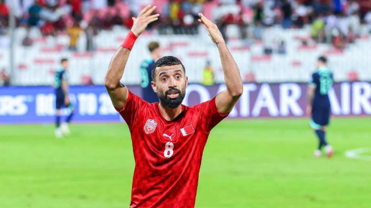 Pemain Bahrain saat menghadapi Australia di Stadion Bahrain National Stadium, Rabu (20/11/2024) dini hari Waktu Indonesia Barat.