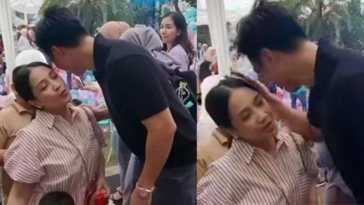 Kedekatan Baim Wong dengan Nagita Slavina di Acara Ultah Azura, Cipika ...