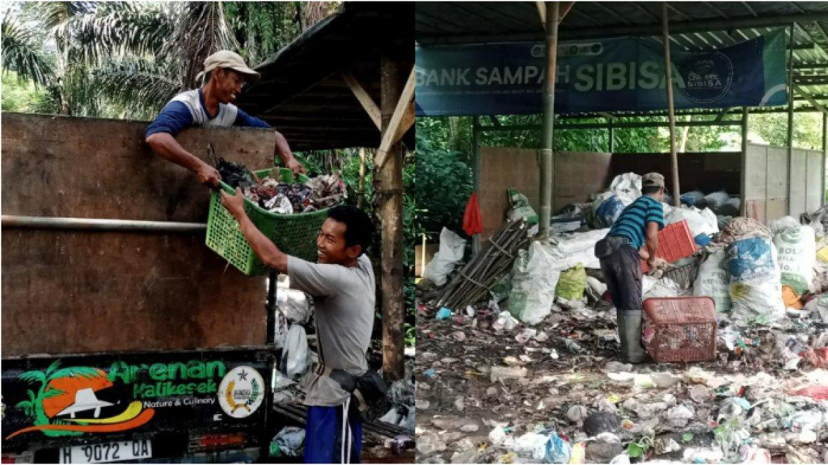 Bank sampah milik BUMDes Sriwulan yang bermanfaat bagi warga desa.