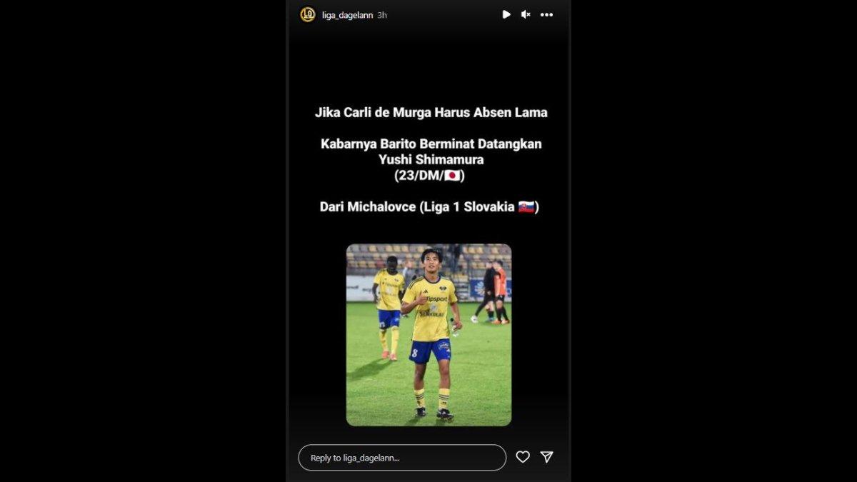 Rumor dikaitkannya Barito Putera dengan gelandang asal Jepang, yakni Yushi Shimamura yang tengah dilirik untuk opsi alternatif pengganti Carli de Murga yang santer hengkang.
