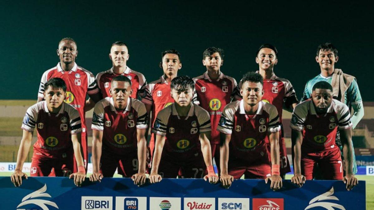 Potret skuad Barito Putera di pekan ke-17 Liga 1 2024.