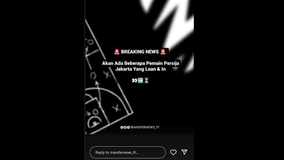 Rumor beberapa pemain dari Persija Jakarta yang akan datang maupun hengkang jelang penghujung bursa transfer Liga 1 2024.