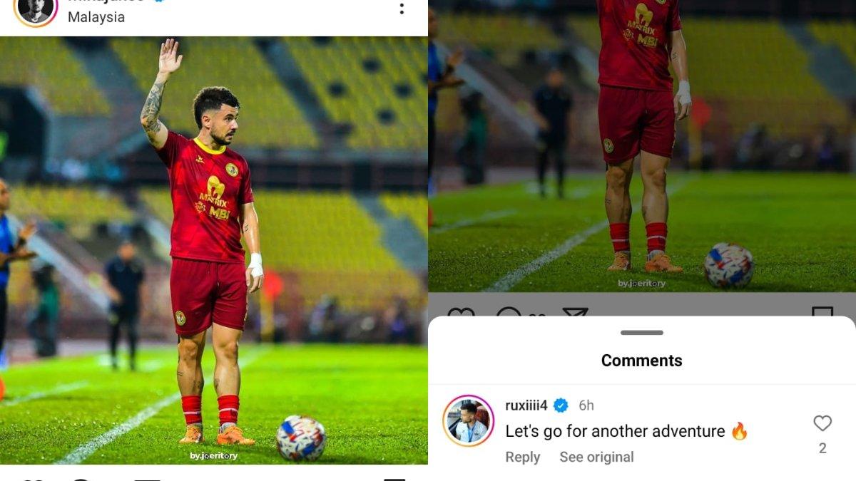 Bek PSIS Semarang, Roger Bonet alias Ruxi seolah mengajak sosok striker asal Spanyol, yakni Mika Junco Martinez yang baru saja pamit dari Negeri Sembilan FC untuk bergabung ke Laskar Mahesa Jenar, Sabtu (21/9).