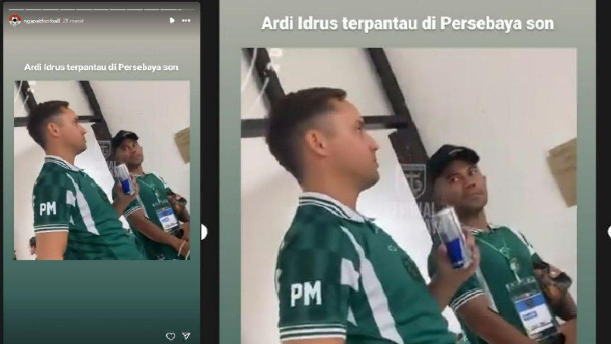 Bek sayap Ardi Idrus terlihat gabung skuad Persebaya Surabaya jelang Liga 1 2024/2025.