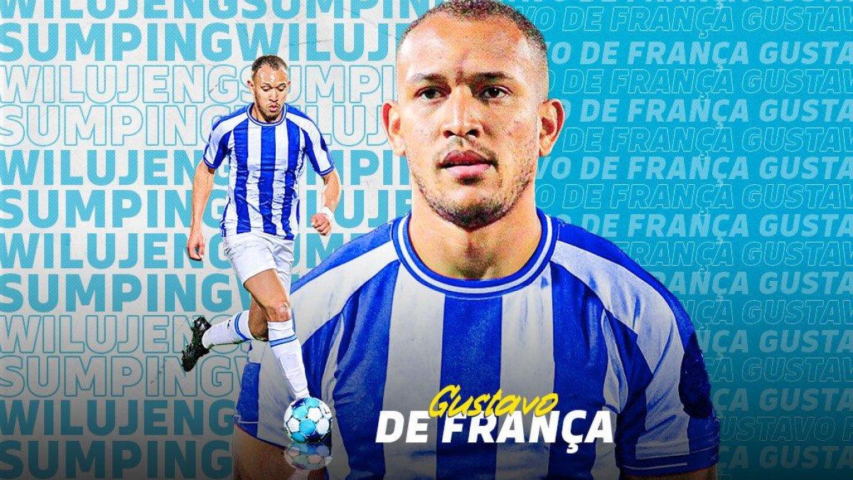 Bek tengah anyar Persib Bandung Gustavo Franca