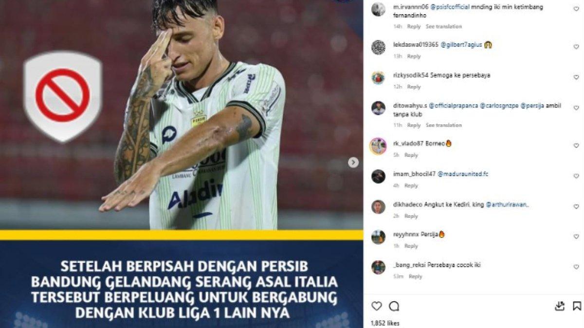 Stefano Beltrame ternyata tak cuma kans bakal merapat ke Persib Bandung.