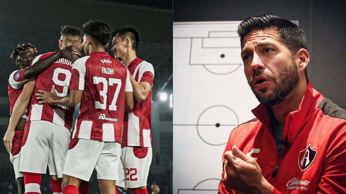 Benjamin Mora (kiri) dan Persis Solo (kanan).