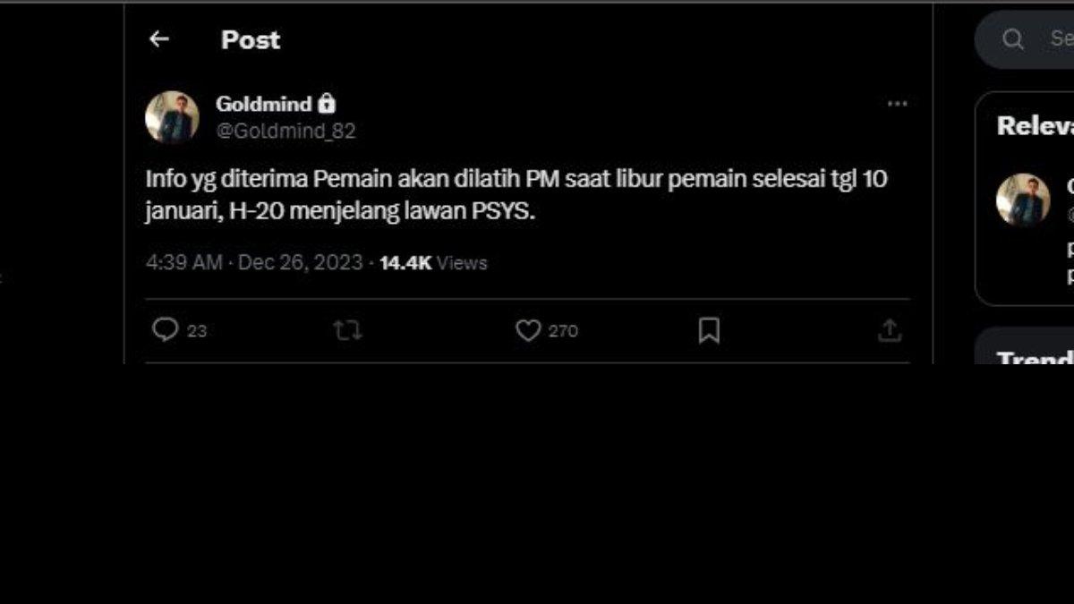 Bocoran tanggal kedatangan sosok kandidat pelatih baru Persebaya Surabaya di Liga 1 2023, yakni Paul Munster.