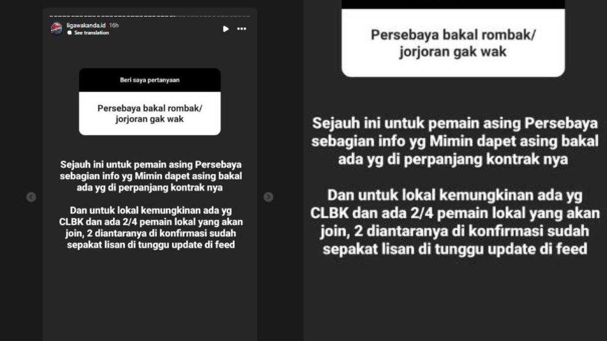 Bocoran Transfer Persebaya 22