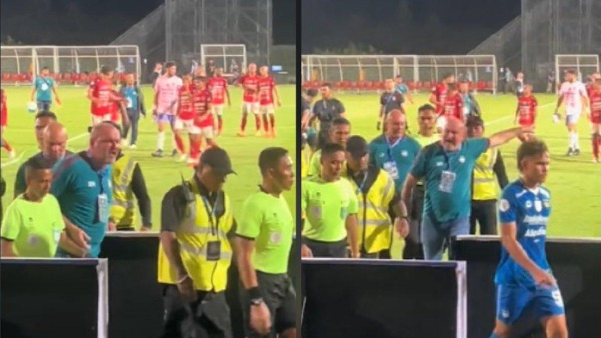 Bojan Hodak terlihat tak puas dengan kinerja wasit di laga lawan Bali United. Ia meluapkan amarah setelah pertandingan usai, Selasa (14/5/2024)