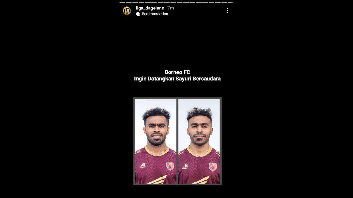 Rumor diminatinya Yance Sayuri dan Yakob Sayuri oleh Borneo FC, Sabtu 14 Oktober 2023.
