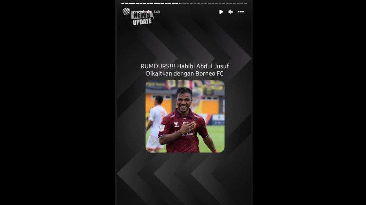 Rumor diminatinya Habibi Jusuf oleh Borneo FC di putaran kedua Liga 1 2023.