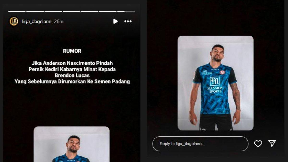 Rumor diliriknya sosok Brendon Lucas oleh Persik Kediri jelang musim 2024/2025.