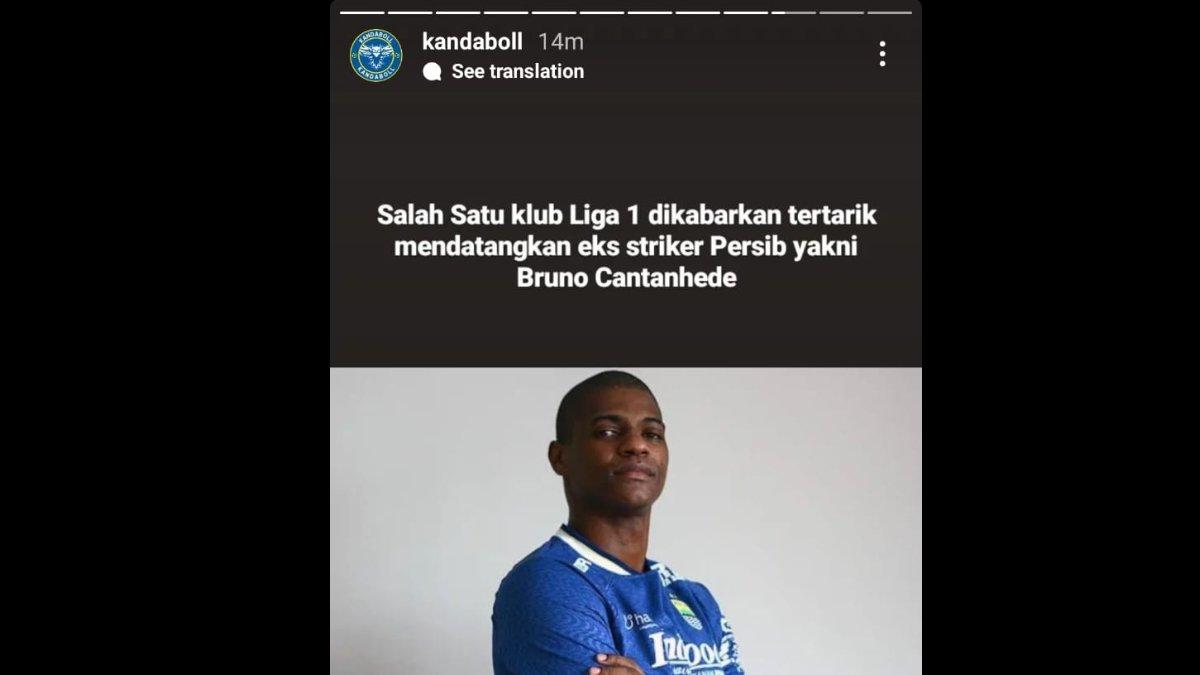 Rumor eks Persib Bandung, yakni Bruno Cantanhede yang kabarnya berpeluang comeback ke Liga 1 meski bukan bergabung kembali ke Maung.