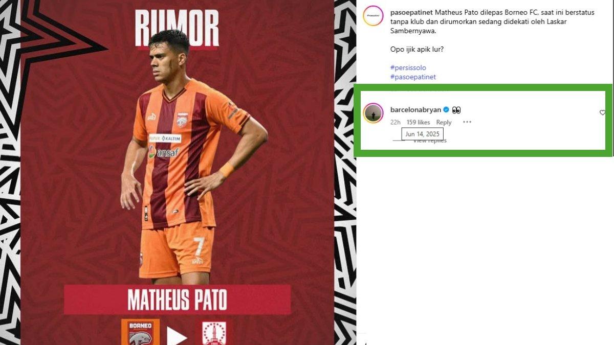 BURSA TRANSFER PERSIS SOLO - Media Officer Persis Solo, Bryan Barcelona tanggapi rumor Matheus Pato.