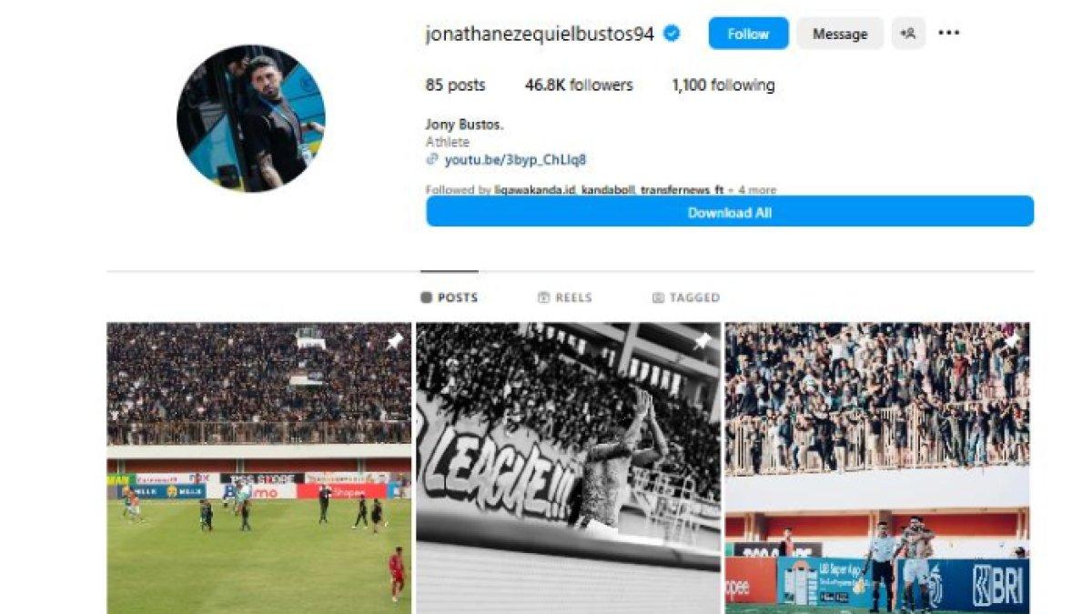 Kode A1 yang diberikan oleh mantan gagal move on PSS Sleman, Jonathan Bustos.