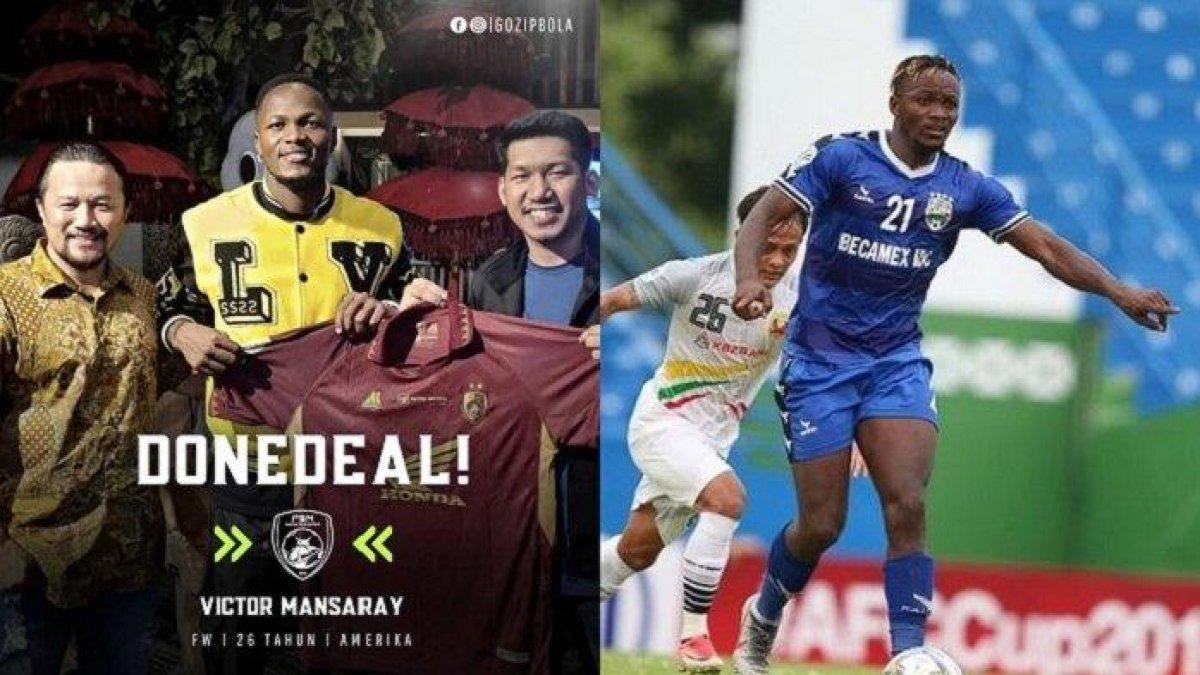 Calon pemain asing anyar PSM Makassar, Victor Mansaray untuk putaran kedua Liga 1 2023.